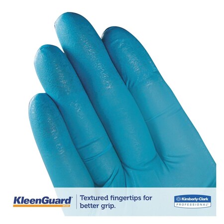 Homecare Products Disposable Gloves, Nitrile, M, Blue HO3748600